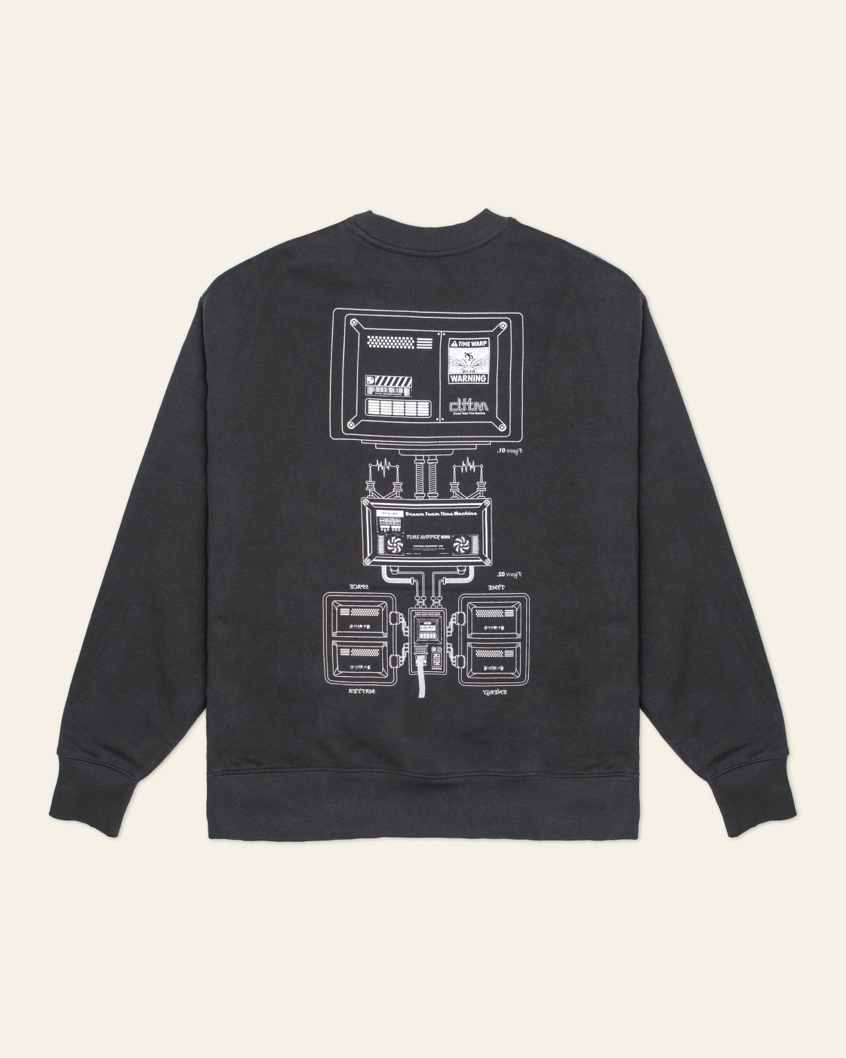 Literal Crewneck - Asphalt