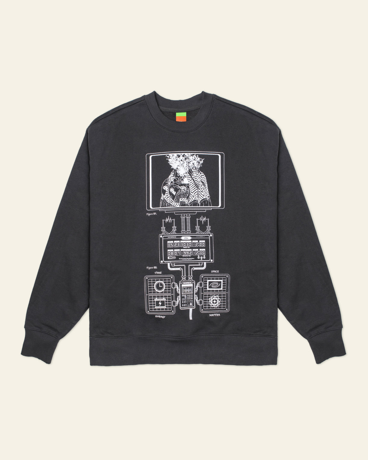 Literal Crewneck - Asphalt